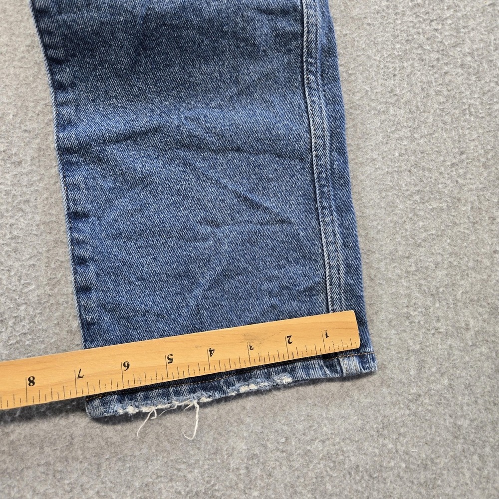 Good American‎ Jeans Womens 0 Blue Straight High Rise Distressed 28 Inseam Denim - Picture 10 of 13